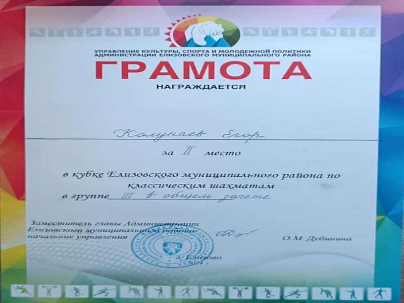 Кубок Елизовского муниципального района по класcическим шахматам февраль 2024 г.